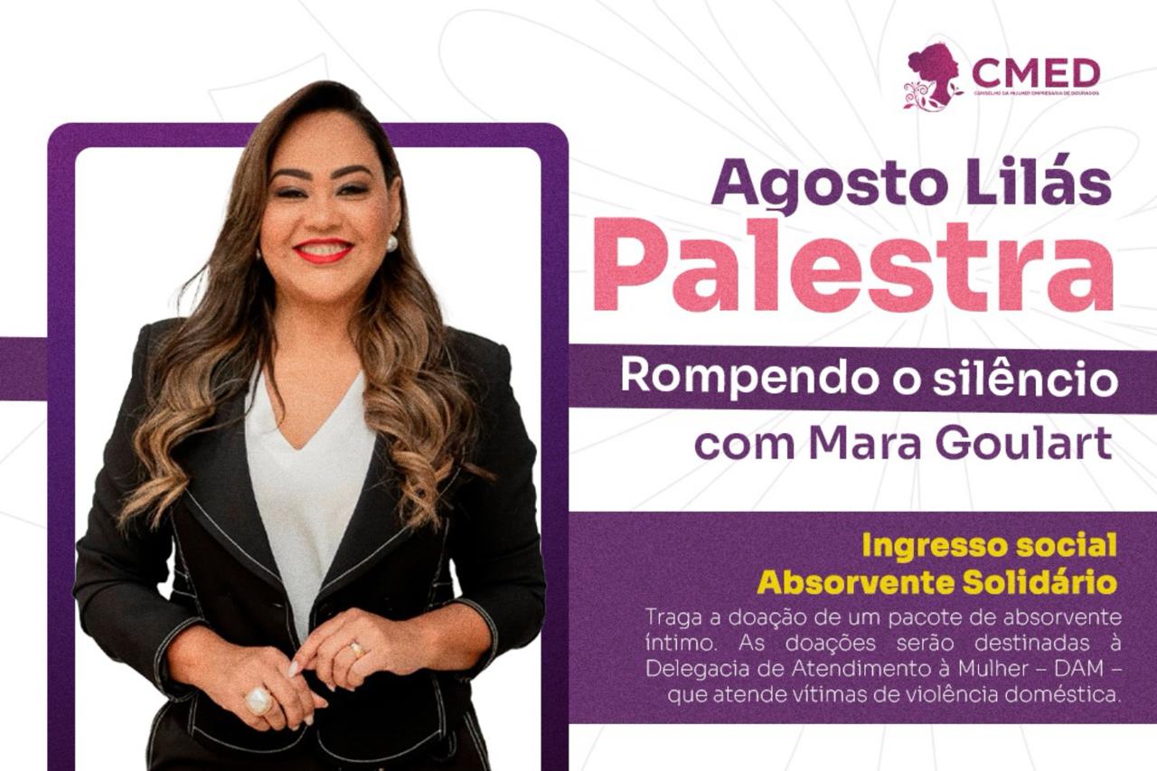 O evento acontece no Auditório da Associação Comercial e Empresarial de Dourados (ACED). (Divulgação)