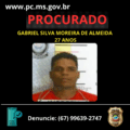 Polícia Civil divulgou foto de homem procurado acusado por homicídio em Ponta Porã. (Divulgação/PCMS)