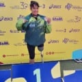 Rose melhorou sua melhor marca em 13 centímetros e garantiu o segundo lugar no ranking nacional da sua classe. (Fotos: Assessoria/Juventude AG)