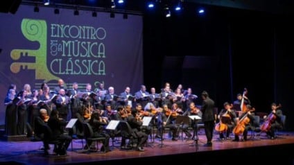 Concerto de música clássica no Teatro Glauce Rocha, em Campo Grande