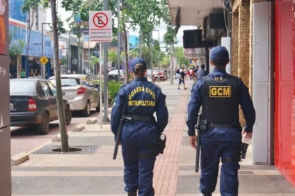 Guarga Civil Metropolitana em ronta no Centro de Campo G
Grande- Foto: Reprodução/ Prefeitura de CG