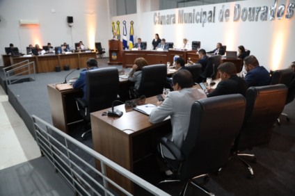 Hoje tem sessão ordinária na Câmara Municipal de Dourados (Foto: Assessoria Câmara)