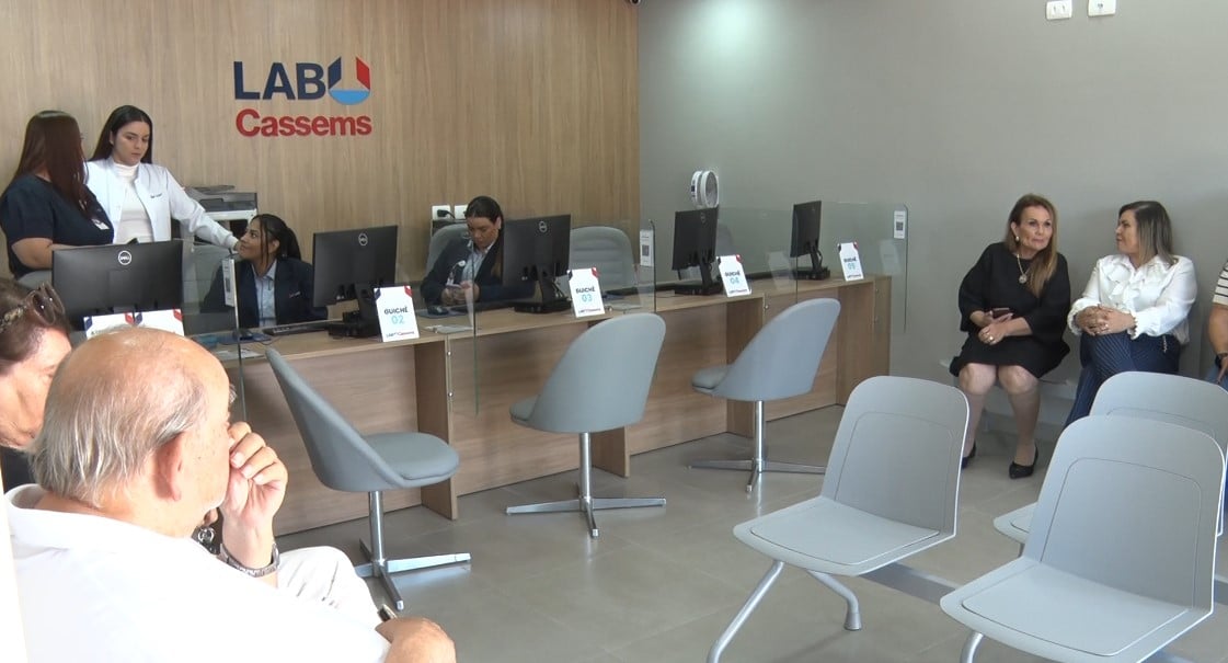 Com funcionamento de segunda a sexta-feira, das 6h às 17h, o Lab Cassems amplia o portfólio de serviços oferecidos pela instituição em Três Lagoas, que já conta com hospital e unidade regional. Foto: Reprodução/TVC HD.
