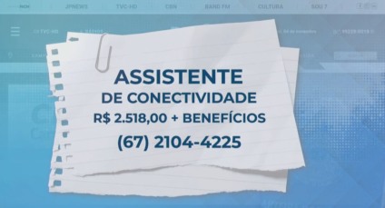 TVC Emprego: confira salários e requisitos para vagas abertas em Três Lagoas