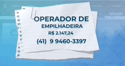 TVC Emprego: confira salários e requisitos para vagas abertas em Três Lagoas