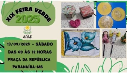 A iniciativa busca promover a inclusão, incentivar a produção artesanal e oferecer uma oportunidade de convivência entre alunos, familiares e a comunidade - Foto/Apae Divulgação