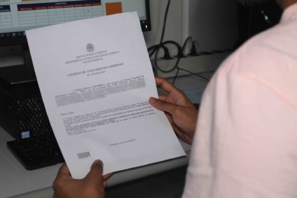 Certidão de antecedentes criminais serve para informar se há algum tipo de registro criminal - Foto: Reprodução/ SSP-AM