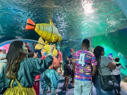 Oficinas, teatro e ações práticas reforçam a importância da preservação ambiental - Reproudção/Bioparque Pantanal