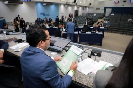 Vereador Papy (PSDB), presidente da Casa de Leis - Foto: Reprodução/ Câmara Municipal de CG