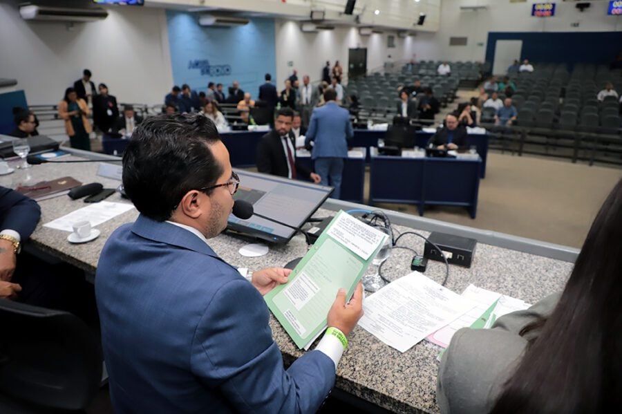 Vereador Papy (PSDB), presidente da Casa de Leis - Foto: Reprodução/ Câmara Municipal de CG