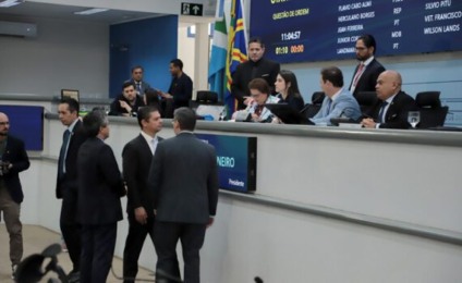 Sessão na Câmara de Vereadores (Foto: Izaias Medeiros/ Câmara)