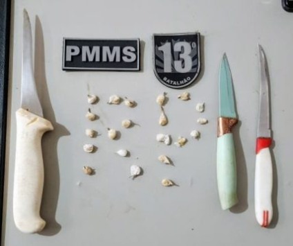 Homem admitiu que recebeu a droga para revenda - Reprodução/PMMS