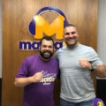 Michel Gomes e Shogun nos estúdios da Massa FM Campo Grande - Foto: Fernando de Carvalho/Portal RCN67