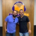 Rafael Coelho e Luiz Neto nos estúdios da Massa FM Campo Grande - Foto: Gerson Wassouf/Portal RCN67