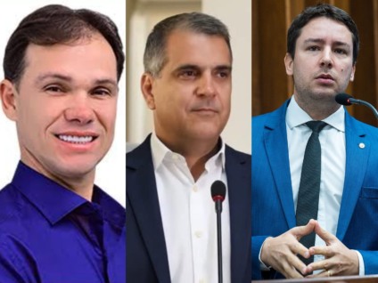 Posicionados em lados opostos nos últimos anos, prefeito, vereador e deputado estarão no mesmo partido daqui em diante – Foto/Redes Sociais