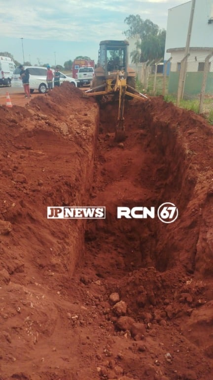 Jovem de 22 anos morre soterrado em obra de escavação em Selvíria