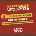 Termina hoje o prazo para inscrição no vestibular da UFGD (Divulgação) 