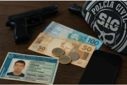 Investigação apontou que o suspeito usou documento falso para abrir conta digital e movimentar benefício de trabalhador - Foto: Divulgação/Polícia Civil de MS