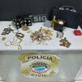 Suspeito havia saído do sistema prisional um dia antes e parte dos bens ainda está desaparecida - Reprodução/PMMS