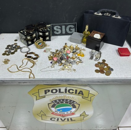 Suspeito havia saído do sistema prisional um dia antes e parte dos bens ainda está desaparecida - Reprodução/PMMS