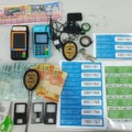 O homem usava aparelho que retém cartões bancários - Reprodução/PCMS