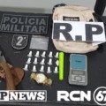Rádio Patrulha flagra irmãos com 14 pinos de cocaína no bairro Vila Piloto