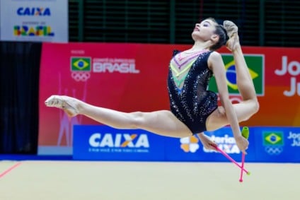 Desempenho na Ginástica Rítmica foi um dos destaques no campeonato - Foto:  Abelardo Mendes Jr/COB