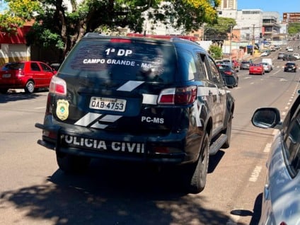 Suspeito de 33 anos foi preso em flagrante e confessou crimes - Foto: Divulgação/Polícia Civil de MS