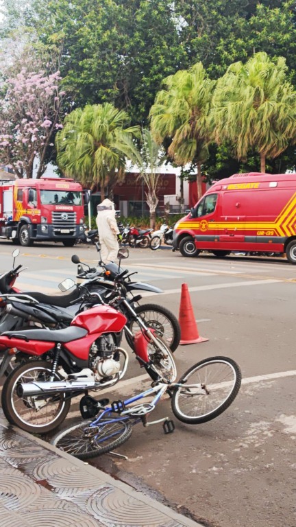 Corpo de Bombeiros isolou parte da área após moradores relatarem ataques; retirada segura dos insetos deve ocorrer à noite