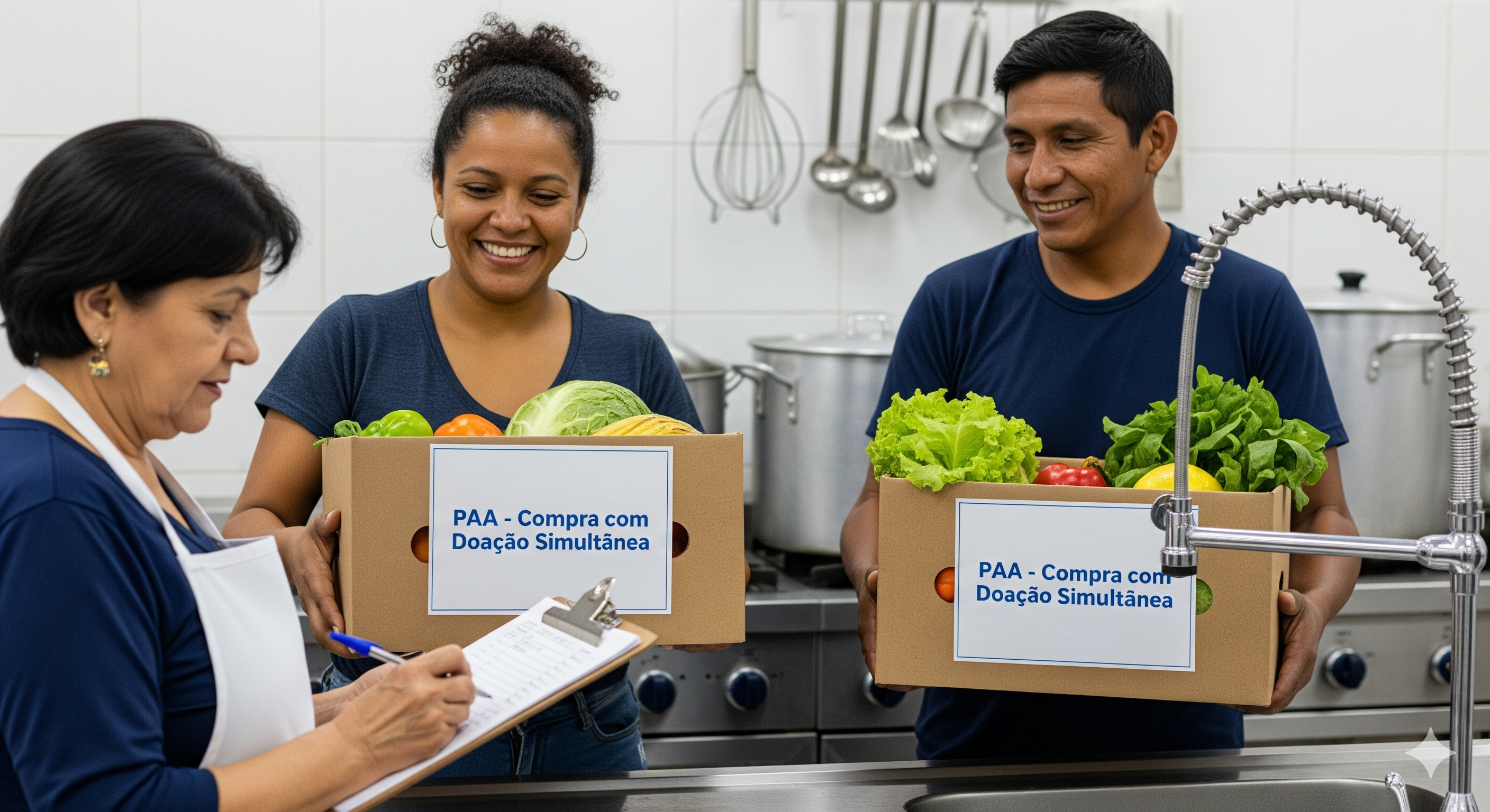 AA compra com doação simultânea destina alimentos a escolas e hospitais; execução coordenada pela Semadesc em MS.