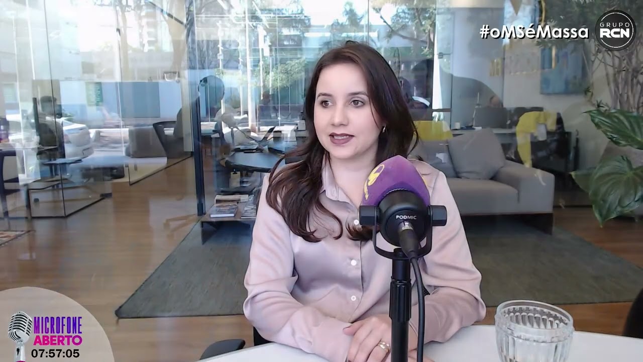 Criscieli Ferro foi a entrevistada do Programa Microfone Aberto desta quinta-feira / Foto: Rádio Massa FM