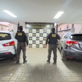 Suspeito afirmou que os dois veículos eram seus e que havia comprado, por meio de redes sociais / Foto: DOF/Divulgação