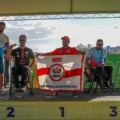 Lucas Ramão me pódio do Campeonato Brasileiro de Canoagem - Foto: Reprodução/ PMCG