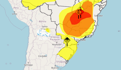 O aviso tem início à 0h desta quarta-feira (1º) e segue até as 10h da manhã. (Reprodução)