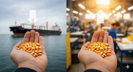Mercado interno sustenta preços diante da queda nas exportações de milho