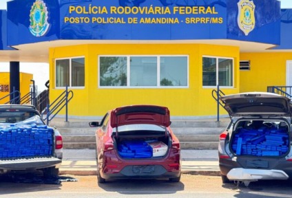 Veículos seguiam para Minas Gerais e São Paulo / Foto: Divulgação/PRF