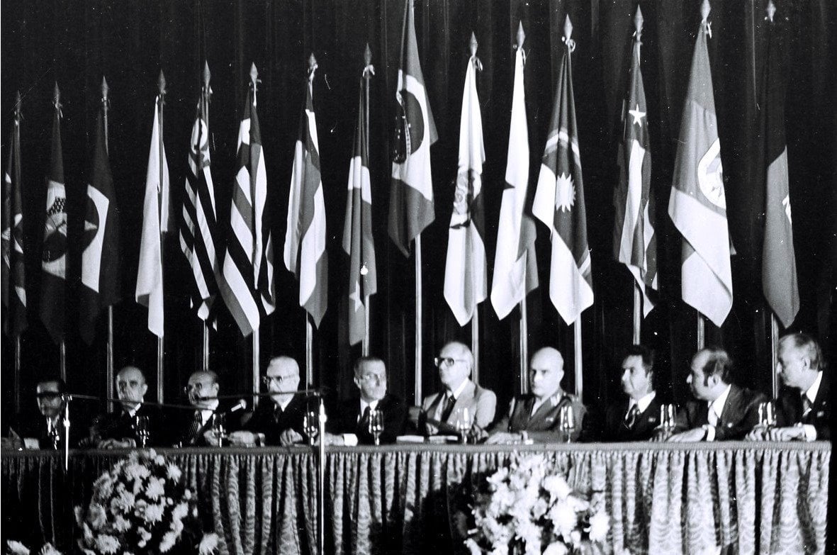 A criação do estado foi registrada em 1977, no entanto a solenidade de instalação ocorreu em janeiro de 1979 (Foto:  Arquivo/Tião Guimarães)


