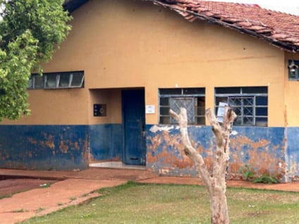 Escola fica localizada na  Gleba Ubiratã