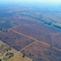 Imagem aérea da região que pegou fogo - Foto: Divulgação/MPMS