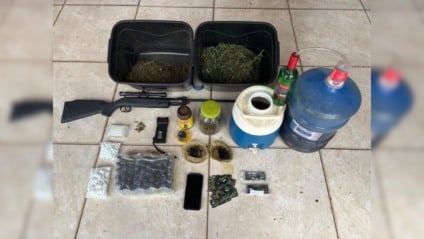 Policiais Civis de MS e SP prendem homem em posse de derivados de maconha e arma de fogo em Três Lagoas