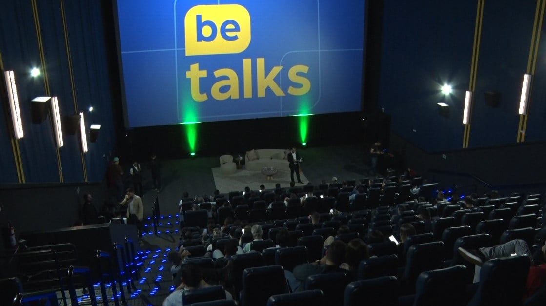 O Be Talks já tem nova edição confirmada para dezembro, com outro tema voltado ao crescimento econômico e inovação empresarial. Foto: Reprodução/TVC HD.