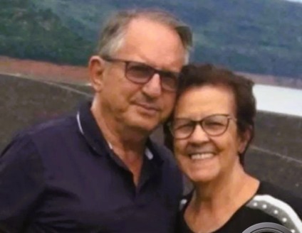 Velci e Salete Santin, servidores públicos aposentados, faleceram nesta terça-feira (28), no Dia do Servidor Público - Foto/Redes Sociais