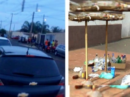 Música em volume elevado, consumo de bebidas alcoólicas nas calçadas e aglomerações em frente às residências são as principais queixas - Foto/Reportagem