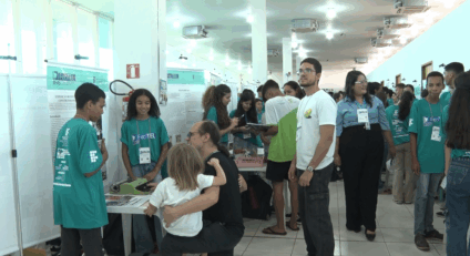 Alunos do ensino fundamental e médio participam do Fecitel