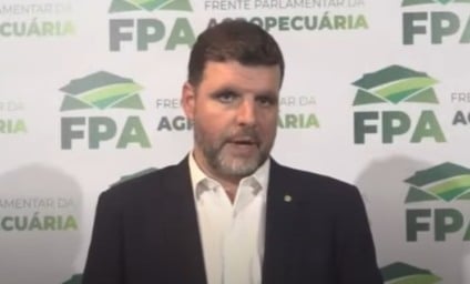 Deputado Pedro Lupion (PP-PR) durante pronunciamento - Foto: Reprodução/FPA
