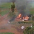 Imagem aérea da propriedade rural - Foto: Reprocução/ PMMS