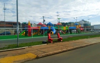 Brinquedos instalados próximo ao Centro de Eventos Carnaíba - Foto/Arquivo RCN67