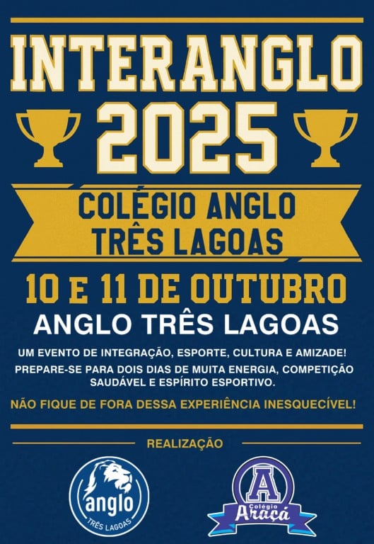 InterAnglo 2025 movimenta o Colégio Anglo Três Lagoas com dois dias de esporte, cultura e integração