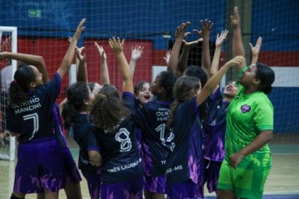 Escola Olyntho Mancini é destaque ao conquistar títulos nas finais do Futsal do JETs Três Lagoas