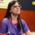 Professora Vera Gonsales, organizadora do evento, em entrevistas à Rádio Cultura FM Paranaíba - Foto/Cultura FM